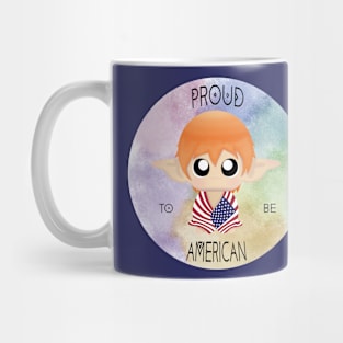 Proud to be American (Sleepy Forest Creatures) Mug